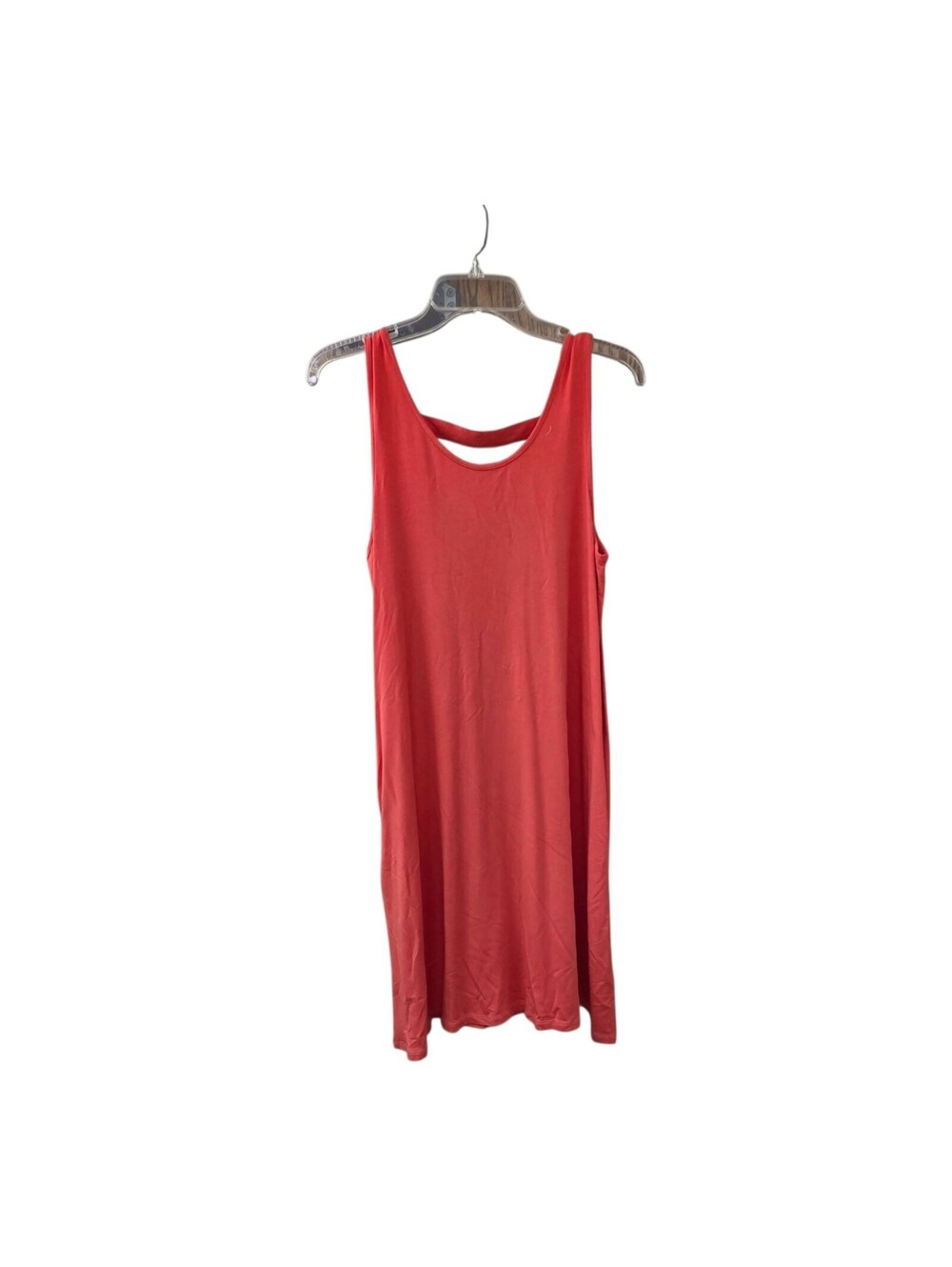 Charming charlie sleeveless tank dress in coral